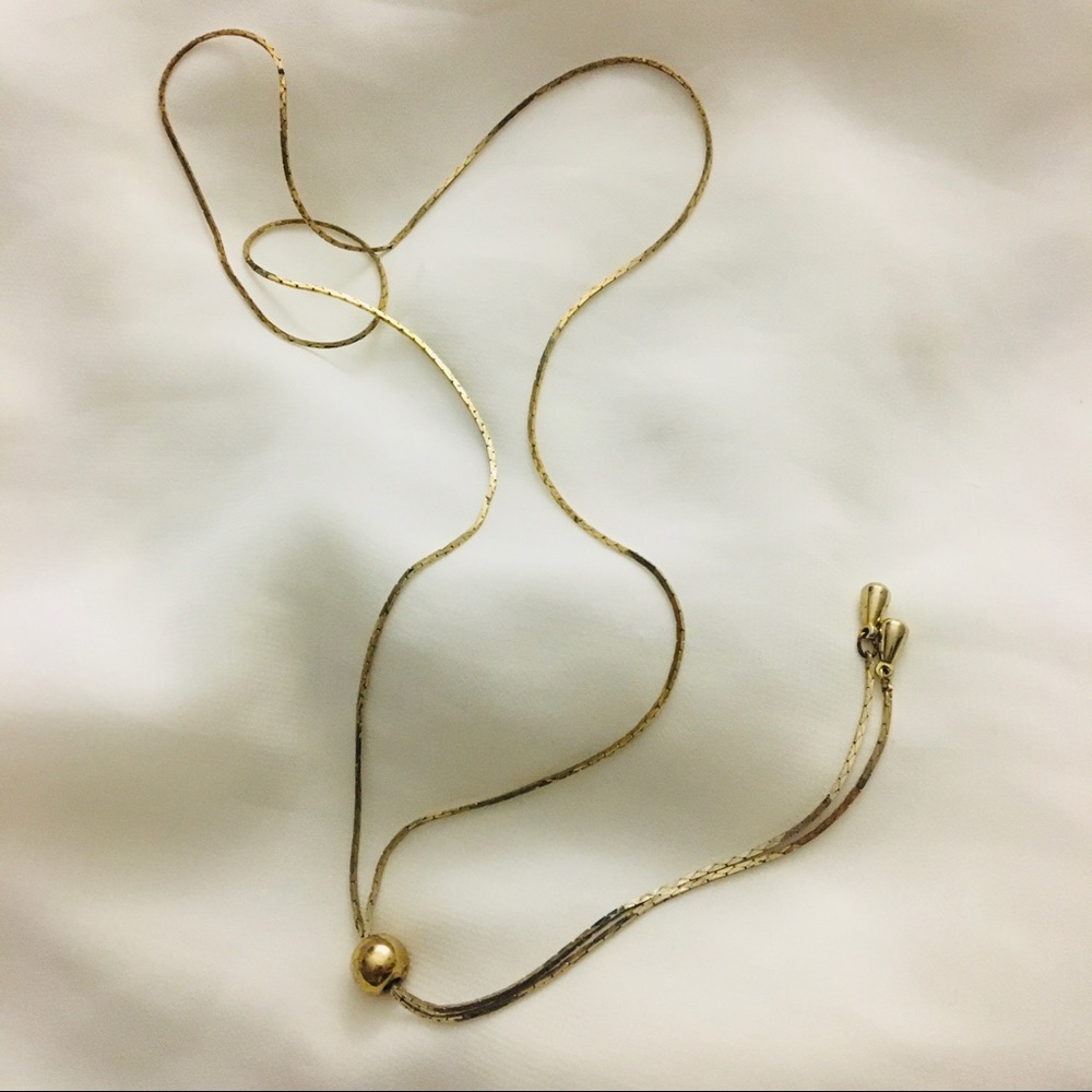 Dainty Cute Gold Colored Fashion Necklace